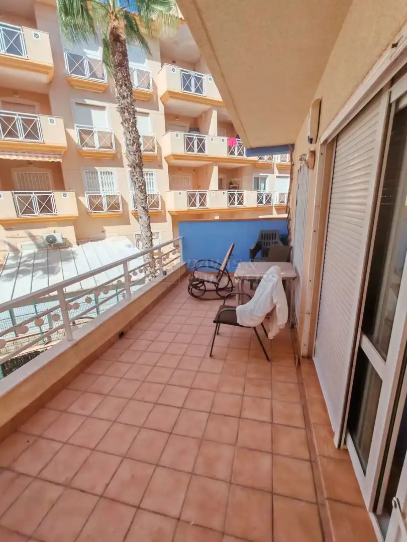 Terrasse von Wohnungen zur Miete in Orihuela mit Klimaanlage, Terrasse und Schwimmbad