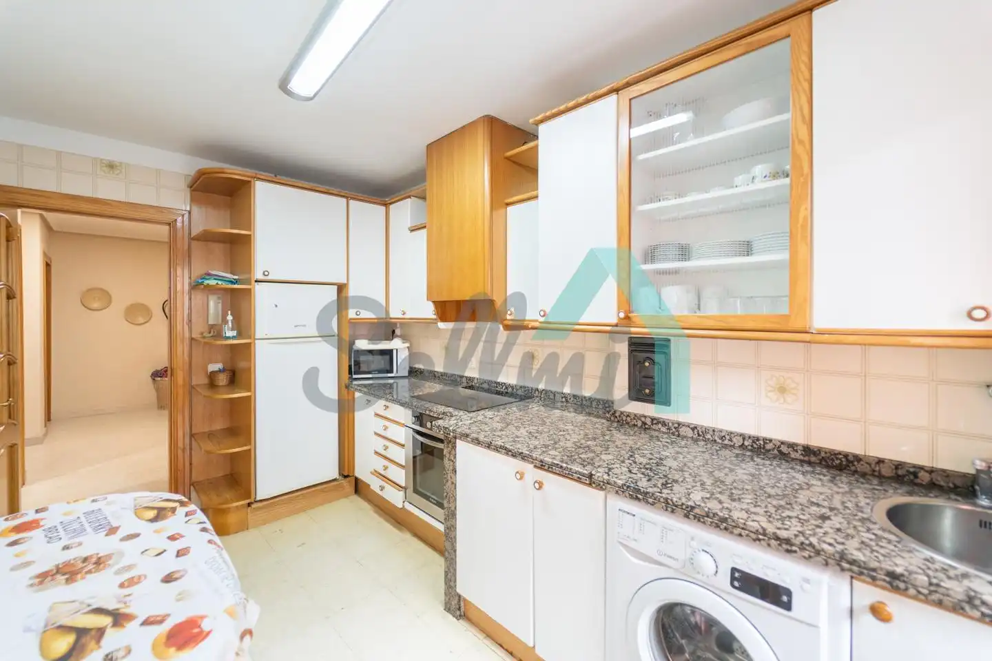 Küche von Wohnung zur Miete in Parres mit Heizung, Parkett und Terrasse