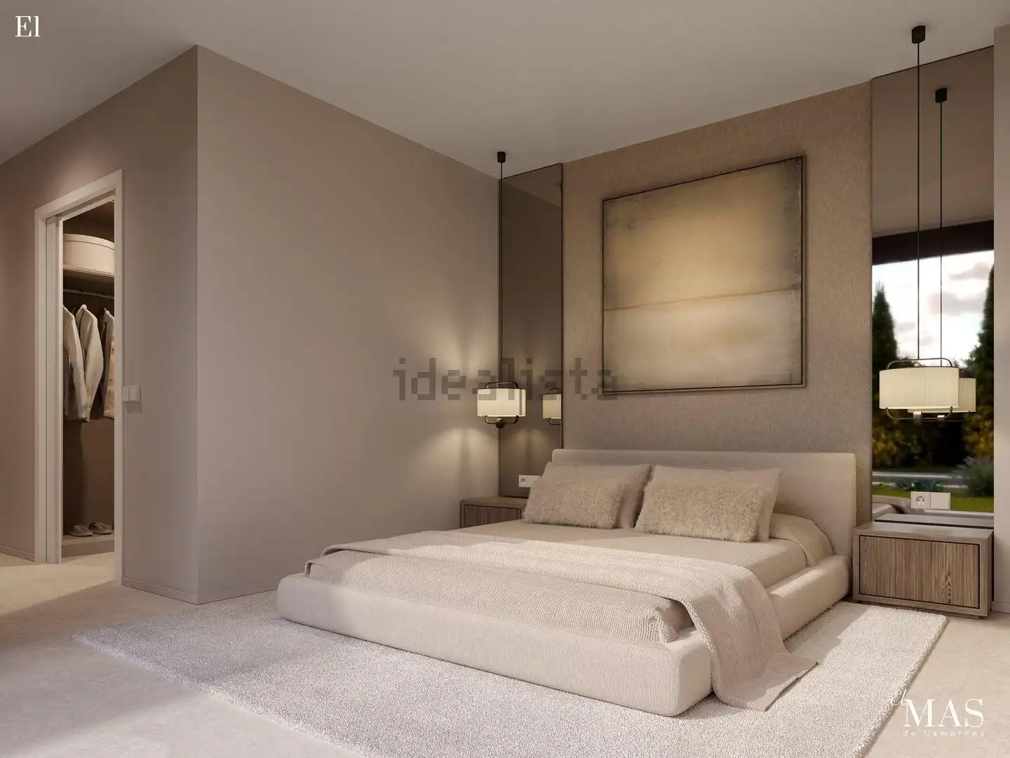 Dormitori de Casa o xalet en venda en Bétera amb Aire condicionat, Jardí privat i Terrassa