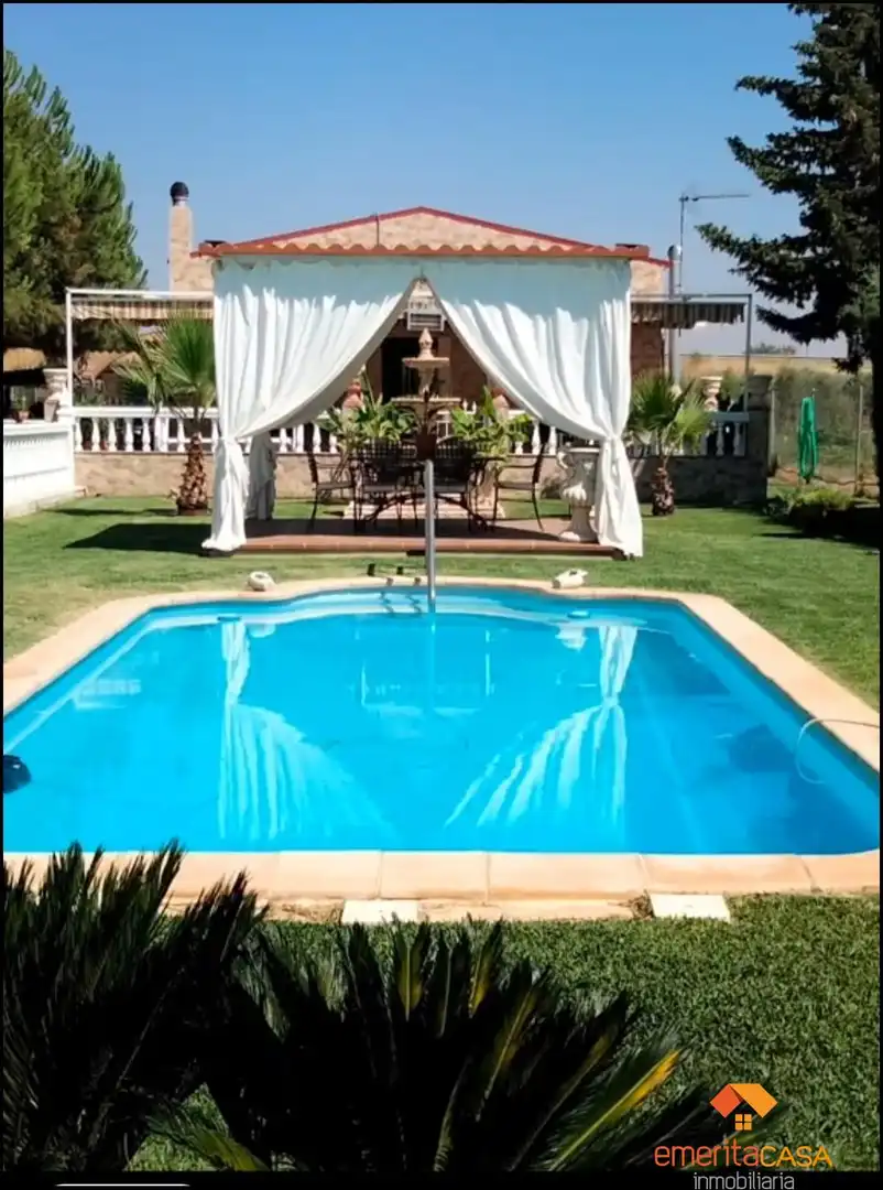 Piscina de Finca rústica en venda en Arroyo de San Serván amb Piscina