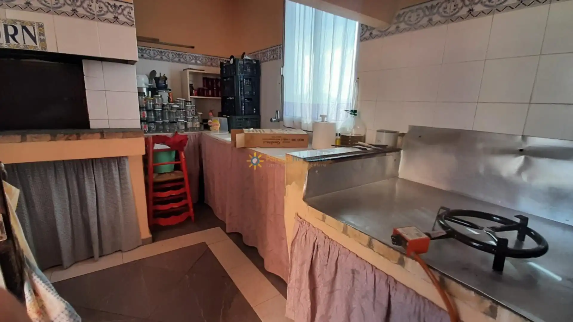 Cocina de Casa o chalet en venta en Benigànim con Aire acondicionado, Jardín privado y Terraza