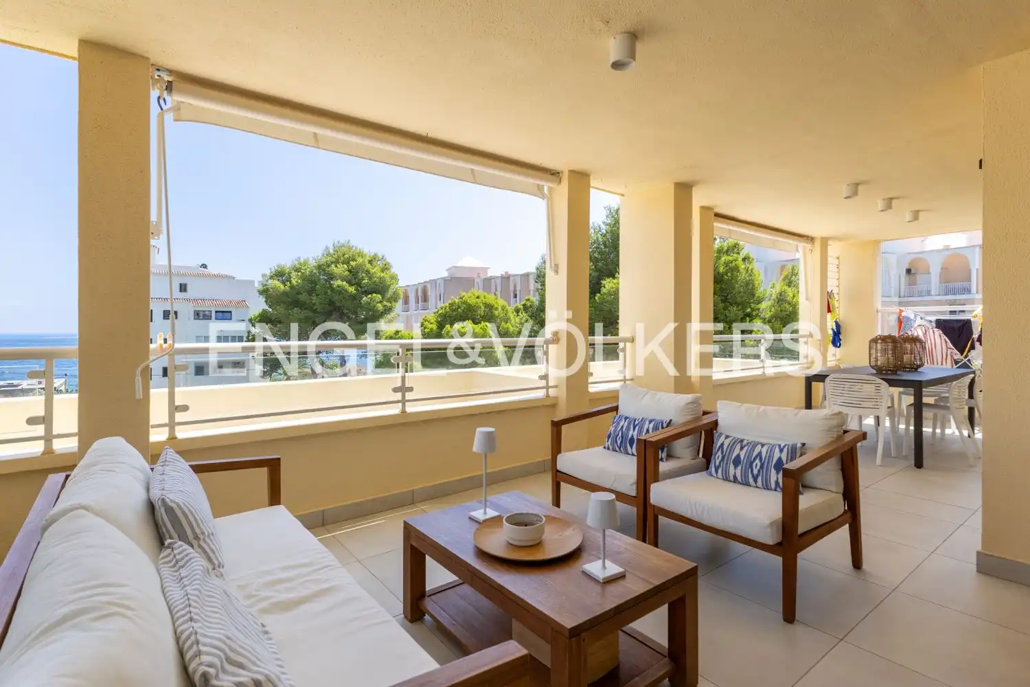 Terrace of Flat for rent in Jávea / Xàbia  with Air Conditioner, Heating and Terrace