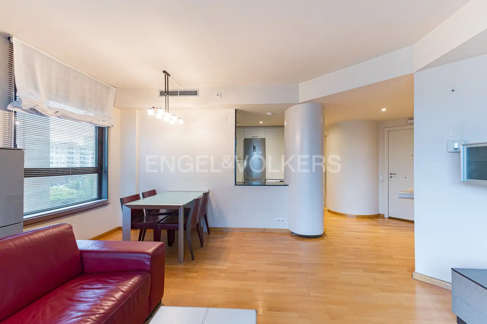 Wohnzimmer von Wohnung zur Miete in Barcelona mit Klimaanlage, Heizung und Parkett