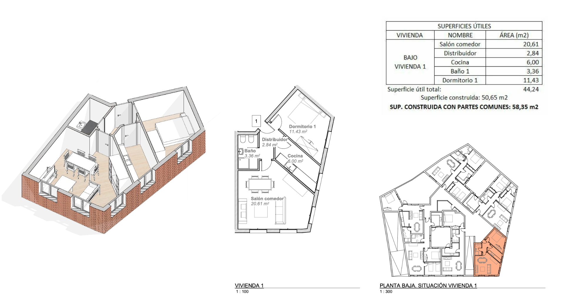 Piso de alquiler en Huerta de Valdecarábanos con Aire acondicionado, Calefacción y Amueblado