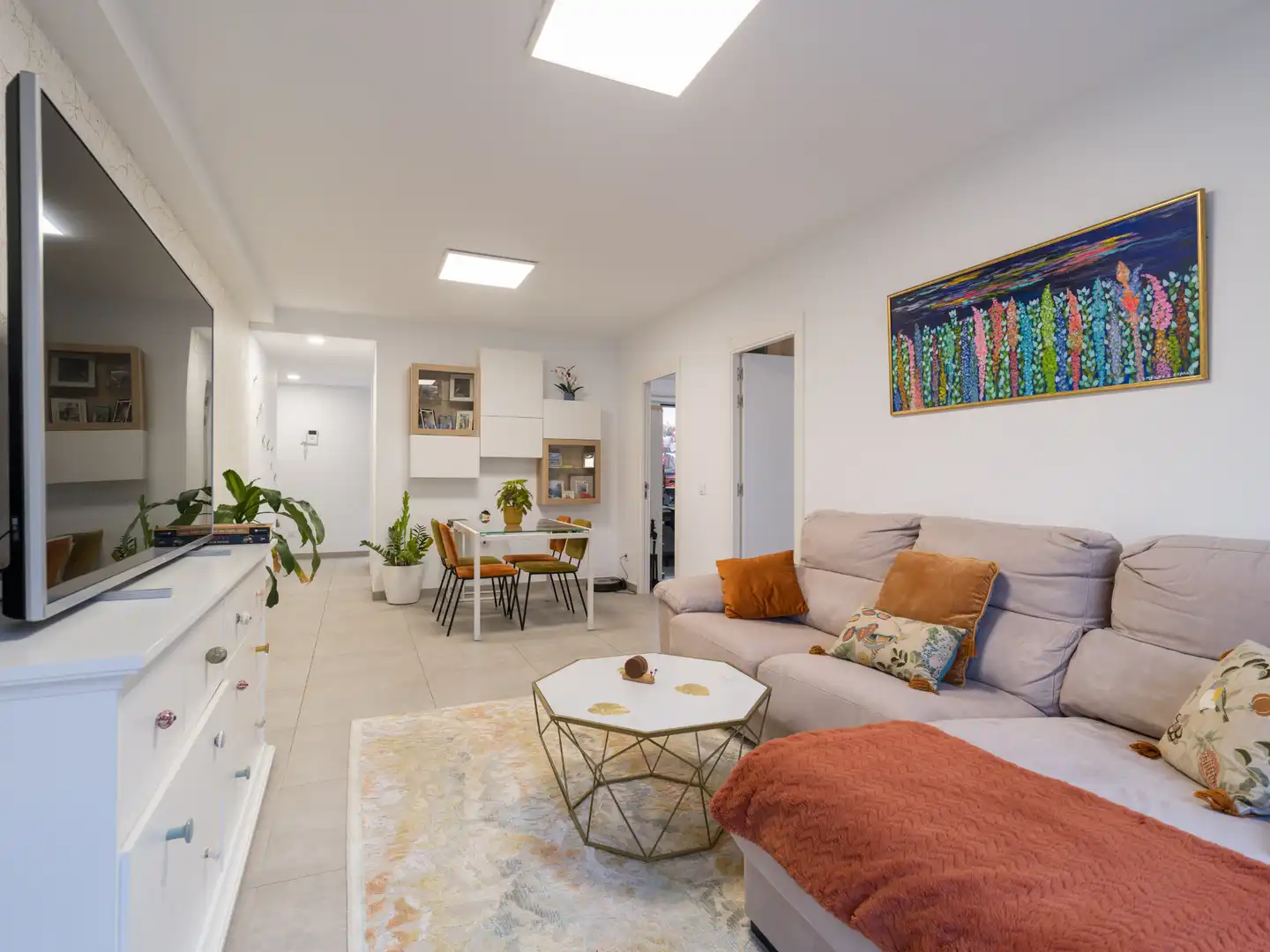 Sala de estar de Piso en venta en Las Palmas de Gran Canaria con Terraza, Trastero y Amueblado