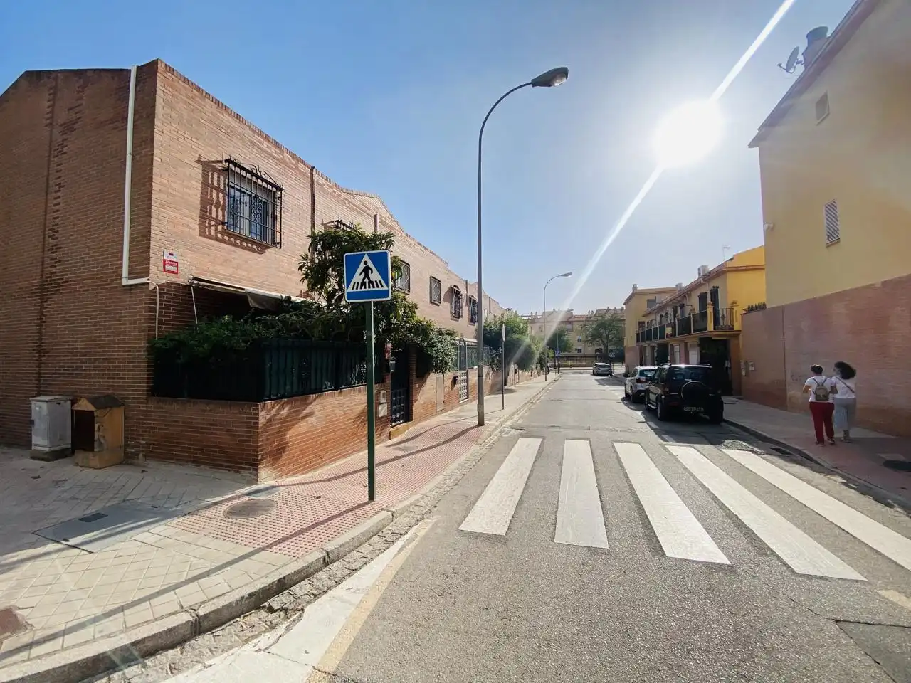Vista exterior de Casa adosada de lloguer en Granada amb Aire condicionat, Terrassa i Moblat