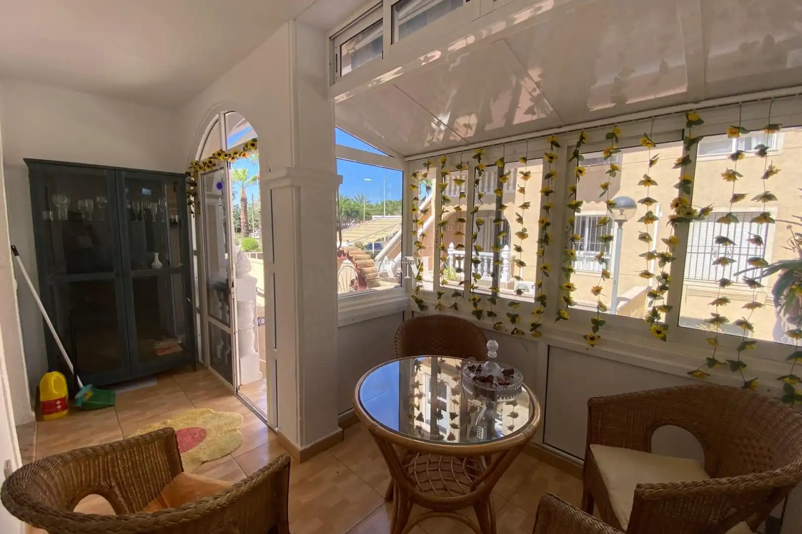 Balcony of Detached homes for rent in Orihuela  with Air Conditioner, Heating and Private garden