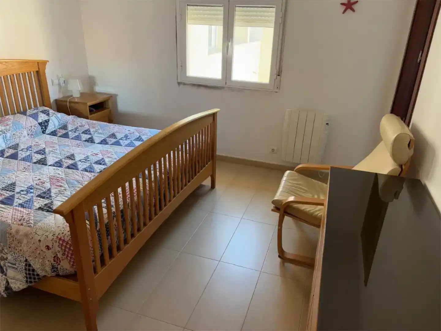 Bedroom of Flat for rent in Vélez-Rubio  with Air Conditioner, Parquet flooring and Storage room