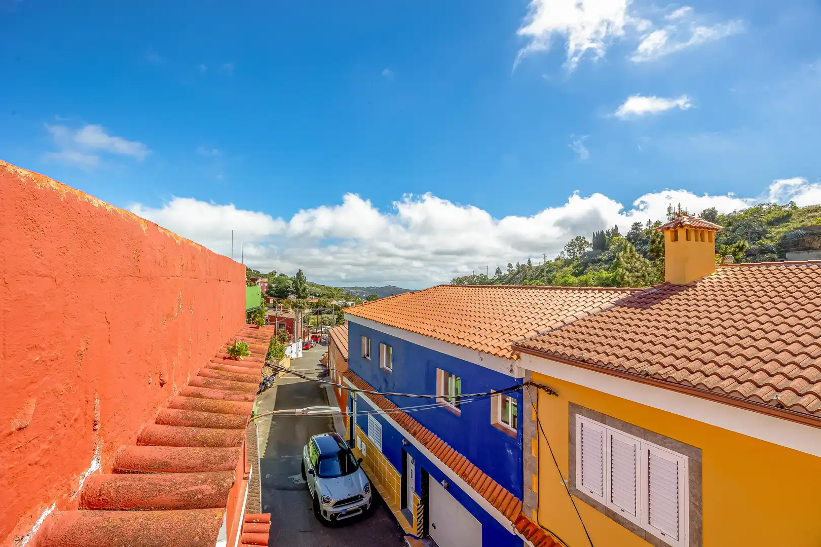Exterior view of Houses for sale in Vega de San Mateo  with Private garden, Terrace and Furnished