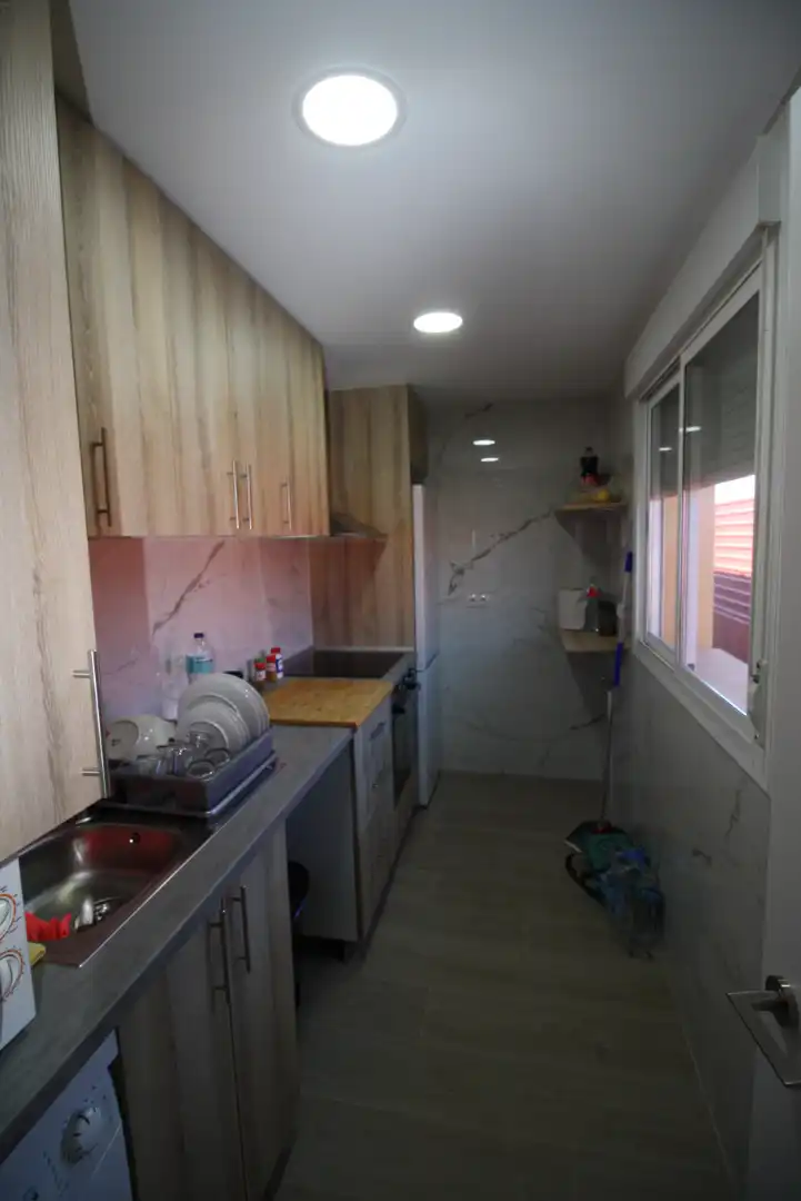 Cocina de Apartamento de alquiler en Valdetorres de Jarama con Aire acondicionado, Calefacción y Jardín privado