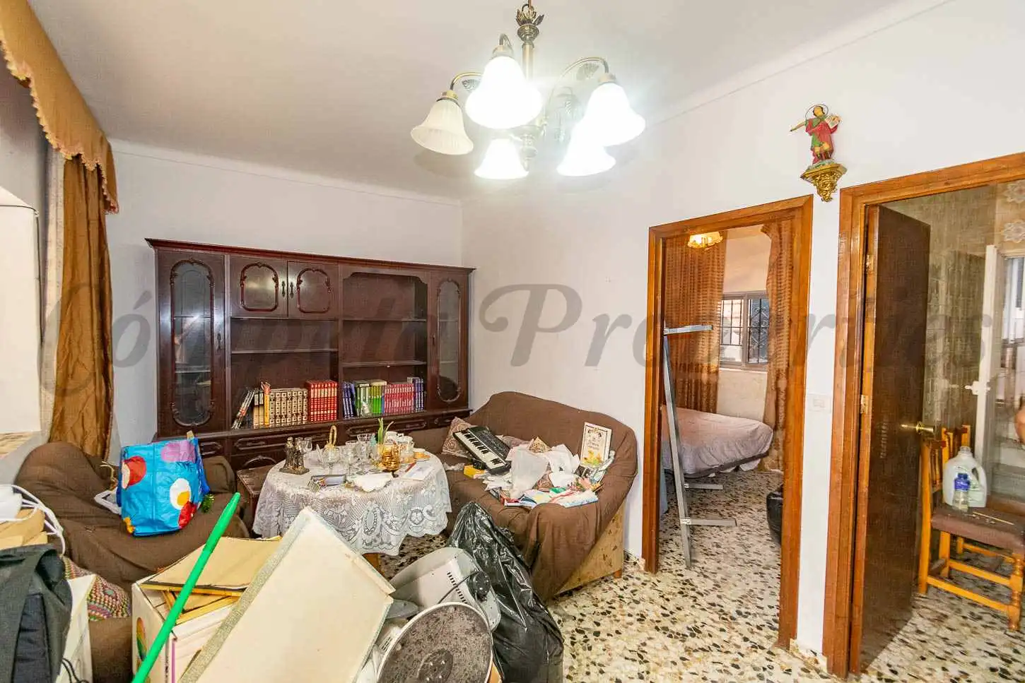 Sala de estar de Casa adosada en venta en Torrox con Terraza, Trastero y Amueblado