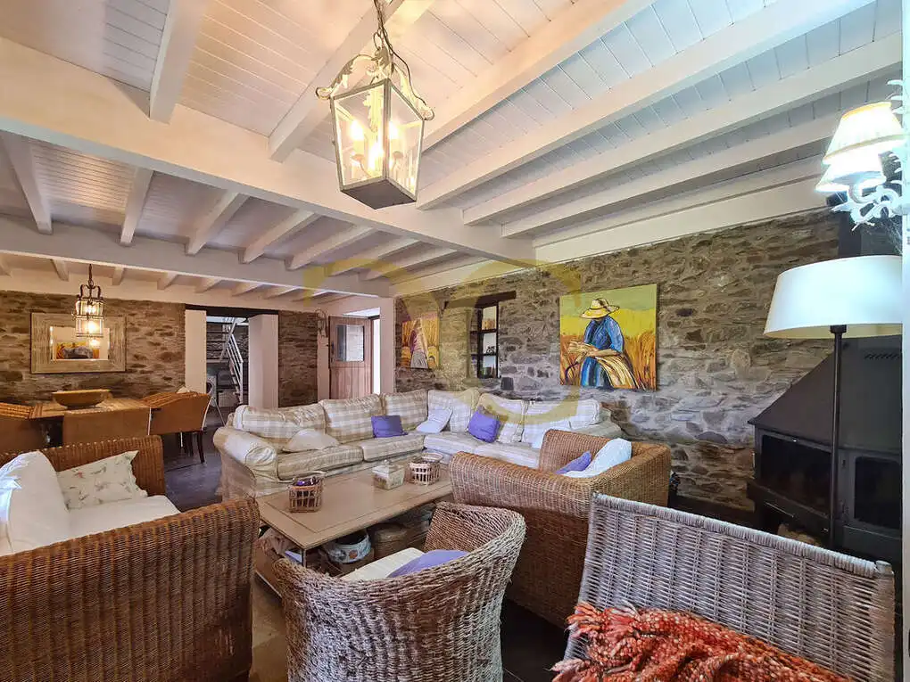 Living room of Houses for sale in Tapia de Casariego  with Heating, Private garden and Terrace