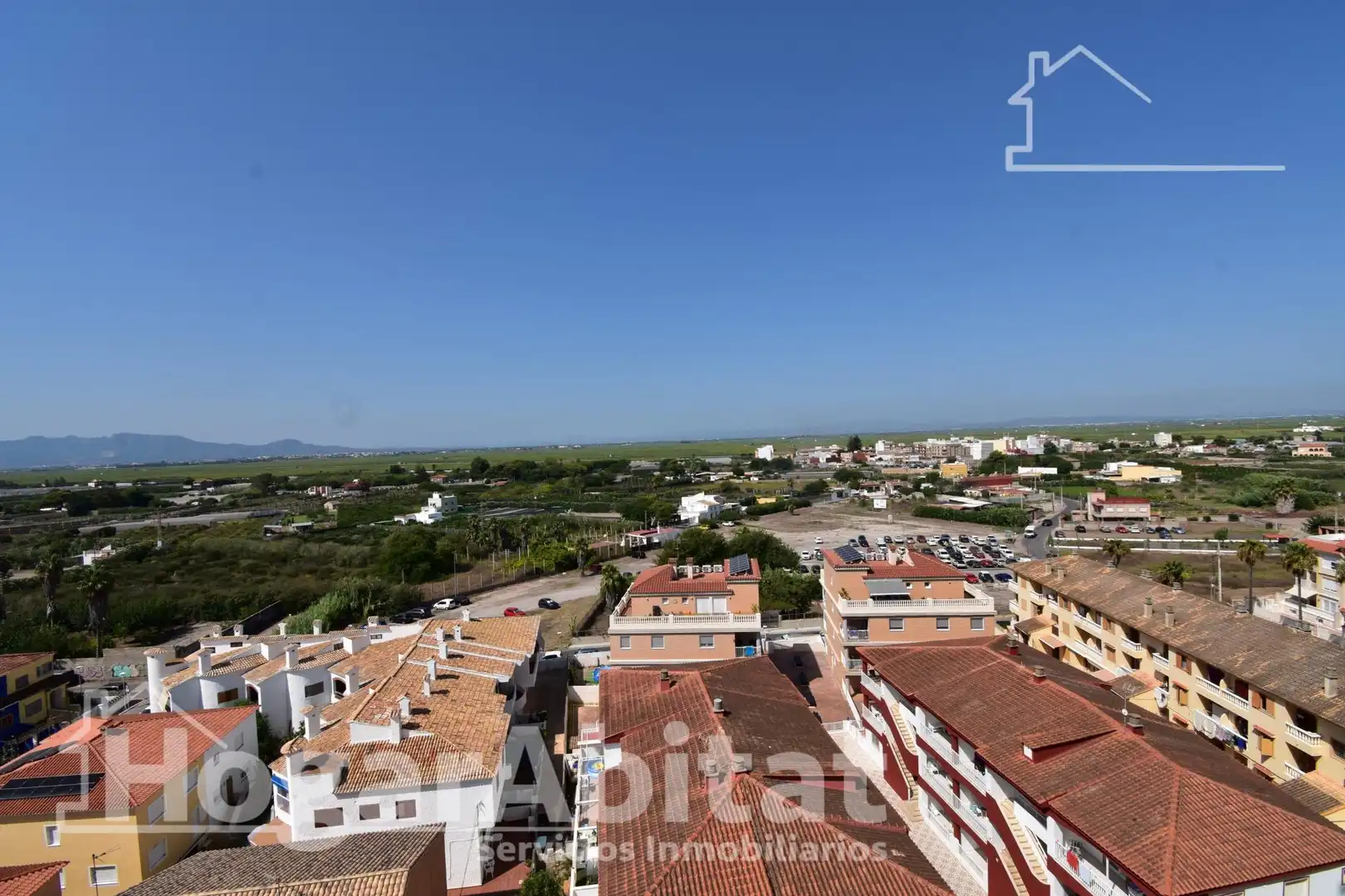 Vista exterior de Pis en venda en Sueca amb Calefacció, Terrassa i Balcó