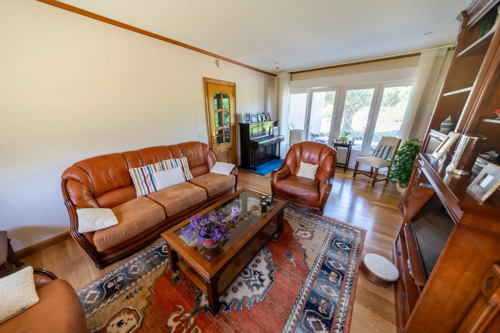 Sala de estar de Casa o chalet en venta en A Illa de Arousa  con Calefacción, Jardín privado y Terraza