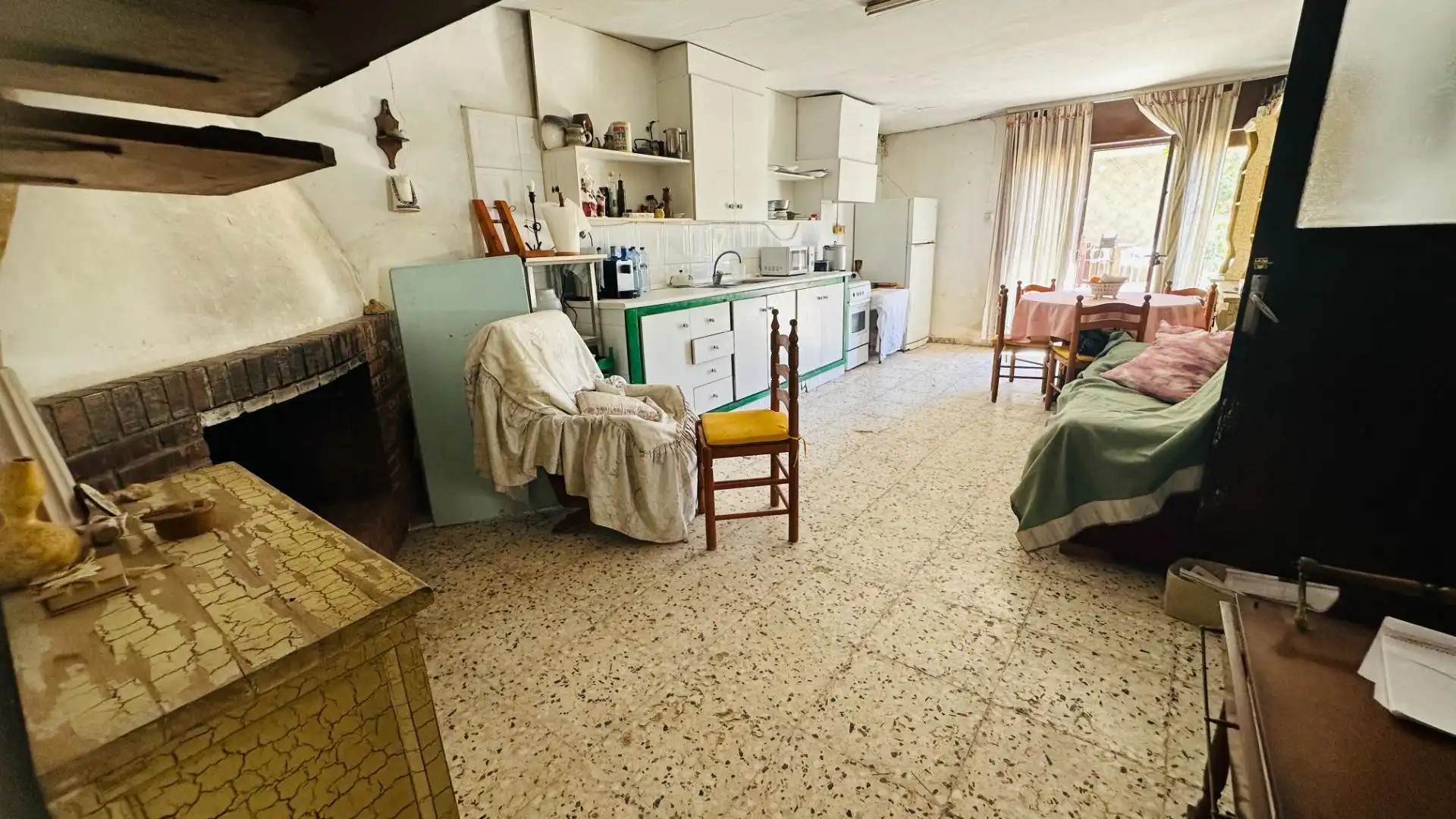 Cuina de Casa o xalet en venda en Elche / Elx amb Jardí privat, Traster i Piscina