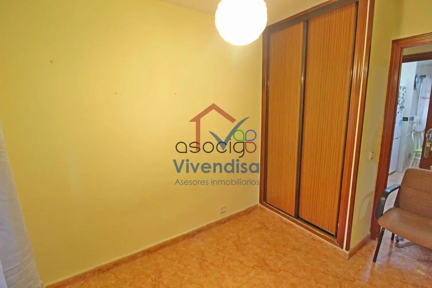 Bedroom of Flat for sale in Guadalajara  with Heating, Terrace and Furnished