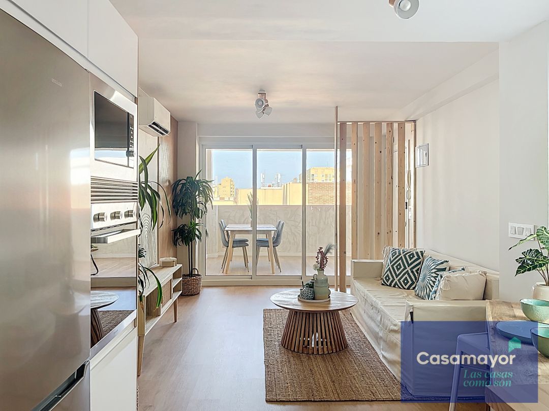 Living room of Attic for sale in Alicante / Alacant  with Air Conditioner and Terrace