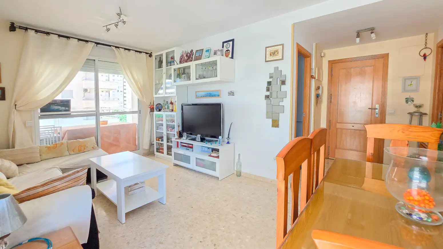 Sala d'estar de Pis en venda en Gandia amb Aire condicionat, Calefacció i Jardí privat