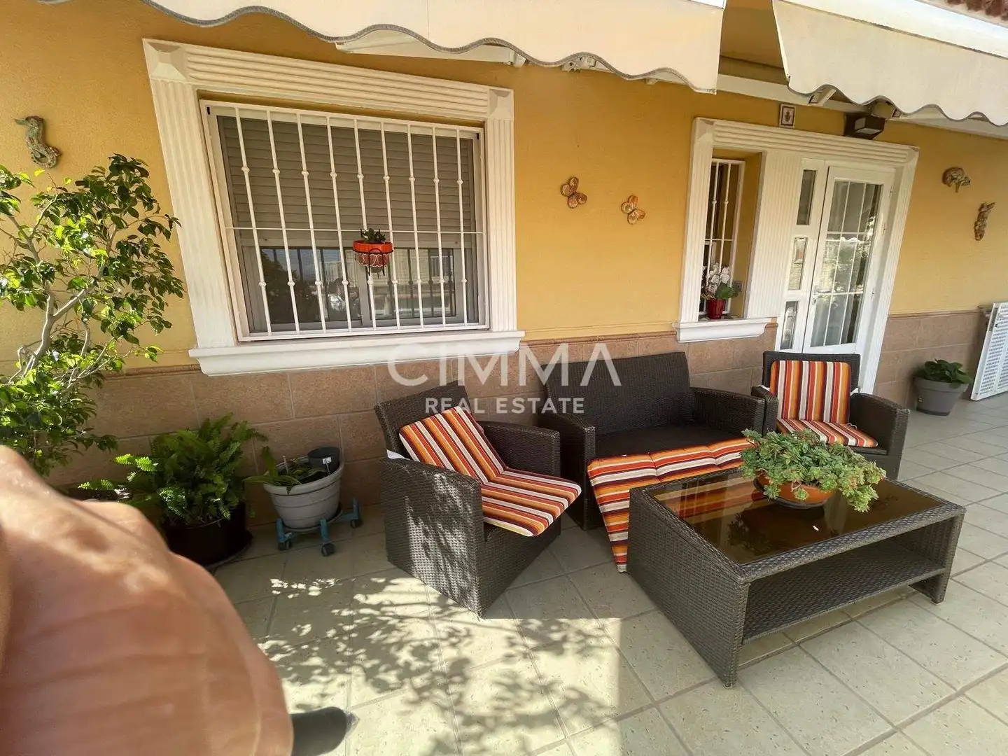 Terrassa de Casa o xalet en venda en La Nucia amb Aire condicionat, Jardí privat i Terrassa