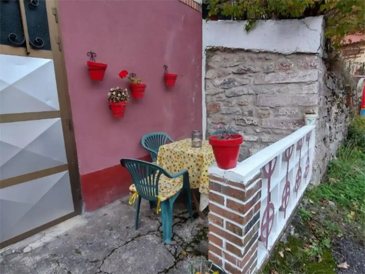Terrace of Country homes for rent in Somiedo  with Private garden, Parquet flooring and Storage room
