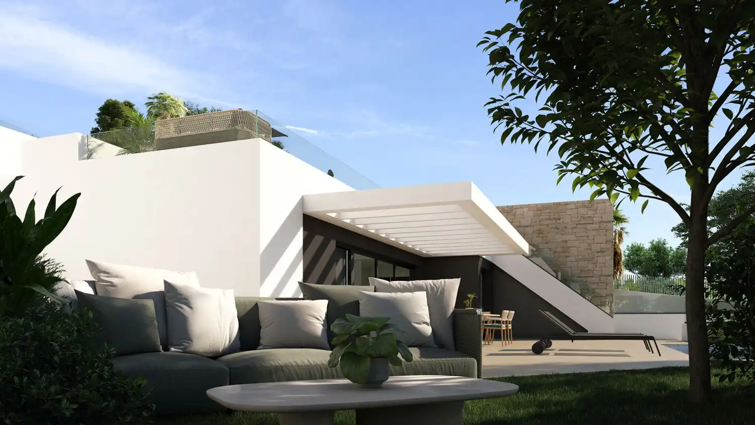 Terrace of Houses for sale in Mutxamel  with Terrace and Swimming Pool