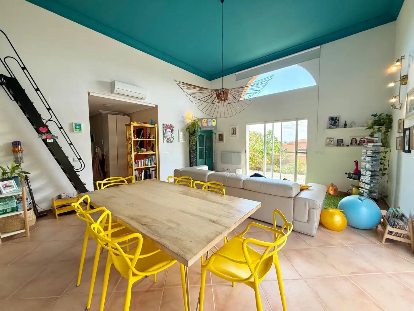 Dining room of Houses for rent in Busot  with Air Conditioner, Private garden and Terrace
