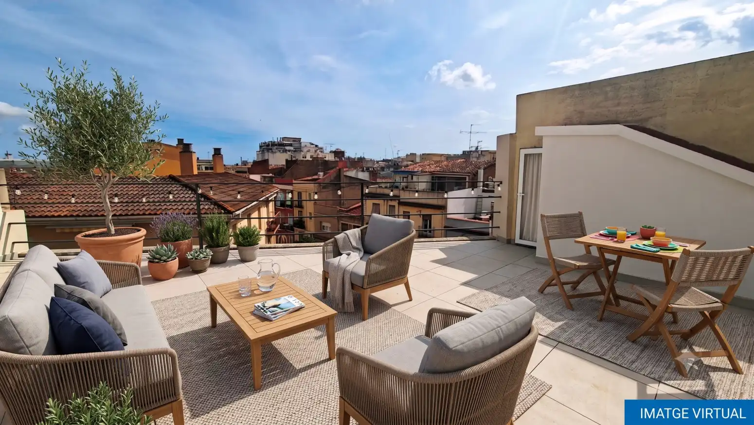 Terrace of Flat for sale in Reus