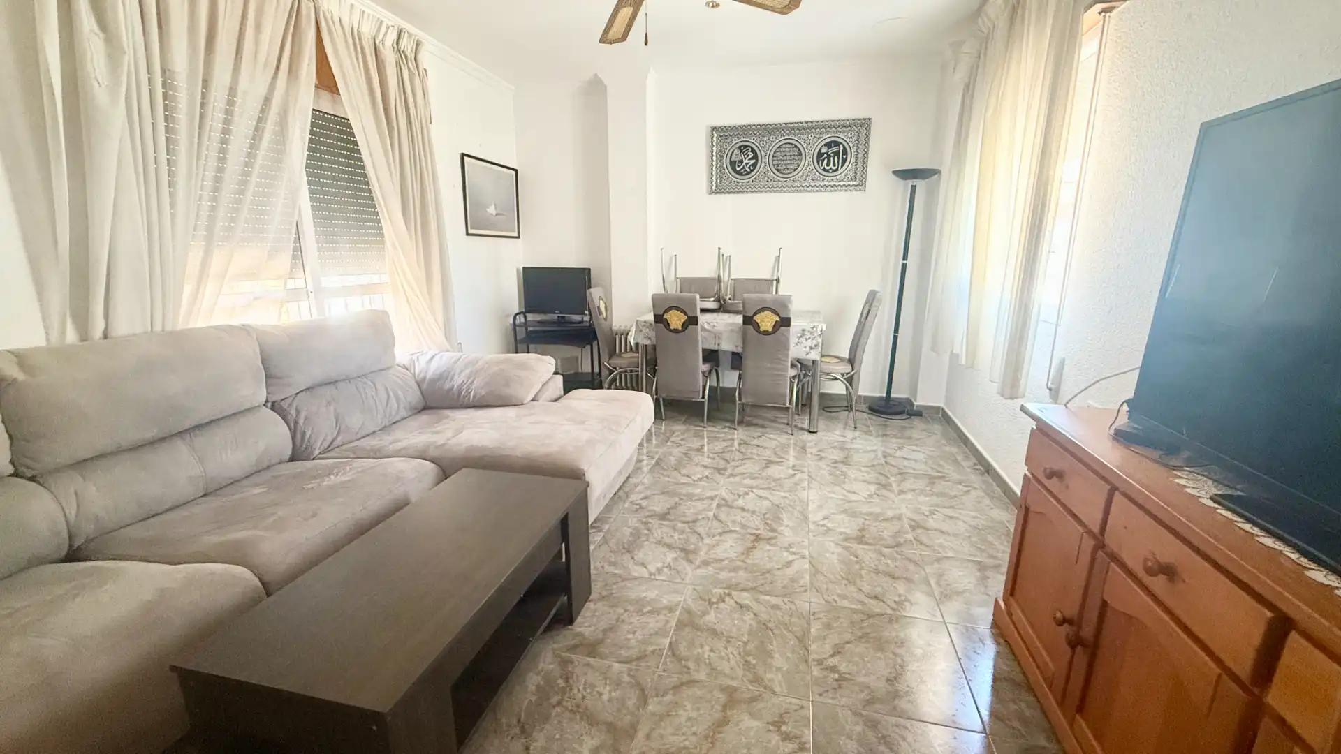 Living room of Detached homes for sale in Roquetas de Mar  with Furnished