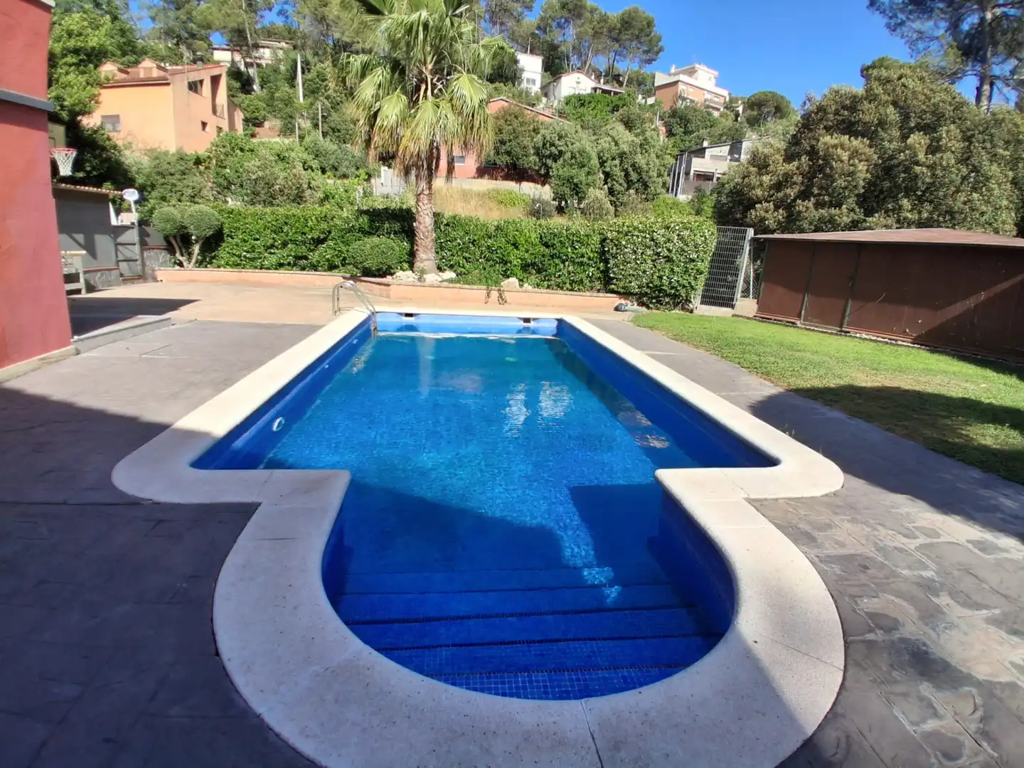 Swimming pool of Houses for sale in Vacarisses  with Air Conditioner, Heating and Private garden