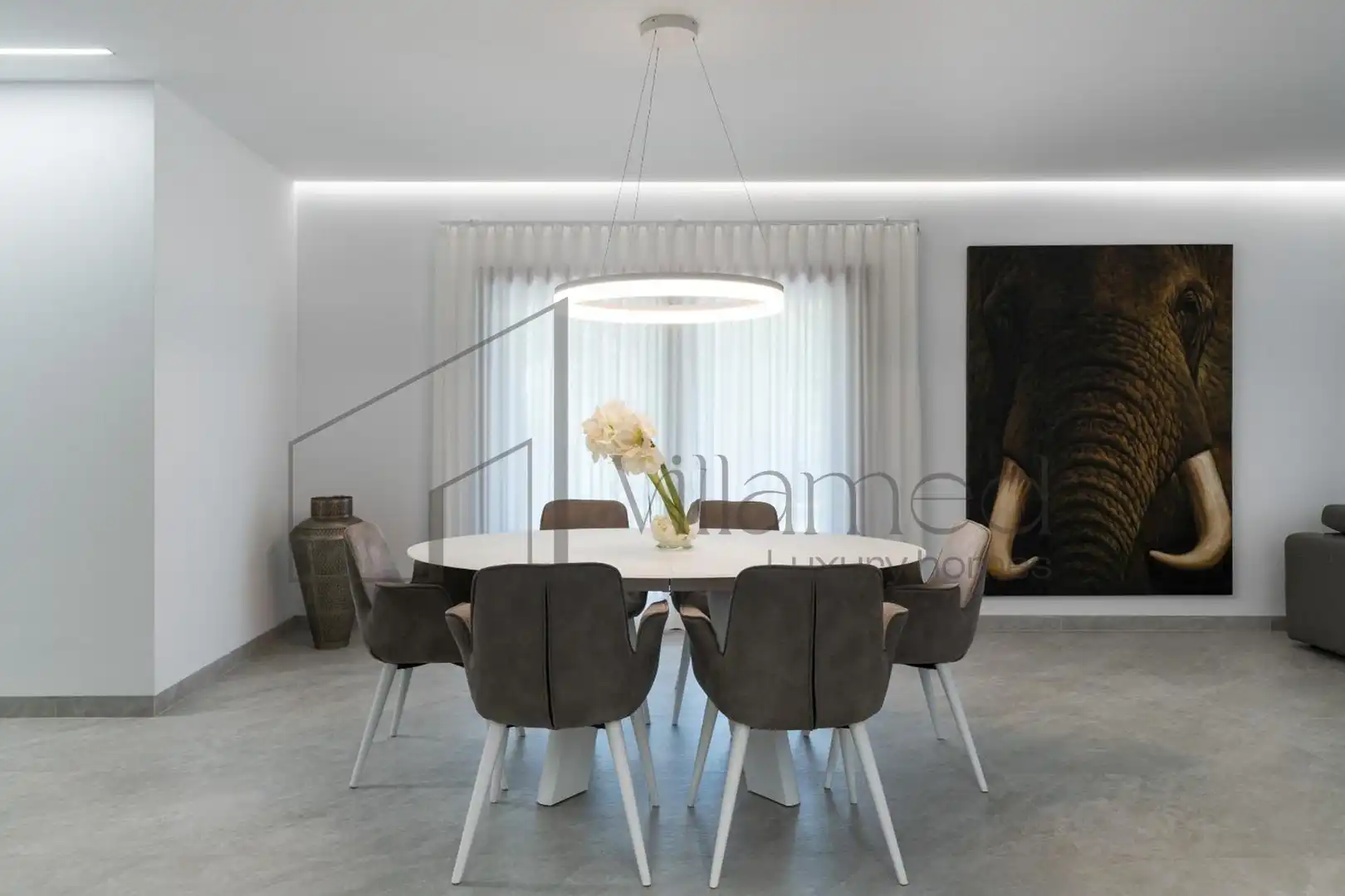Dining room of Houses for sale in Náquera  with Private garden, Swimming Pool and Alarm