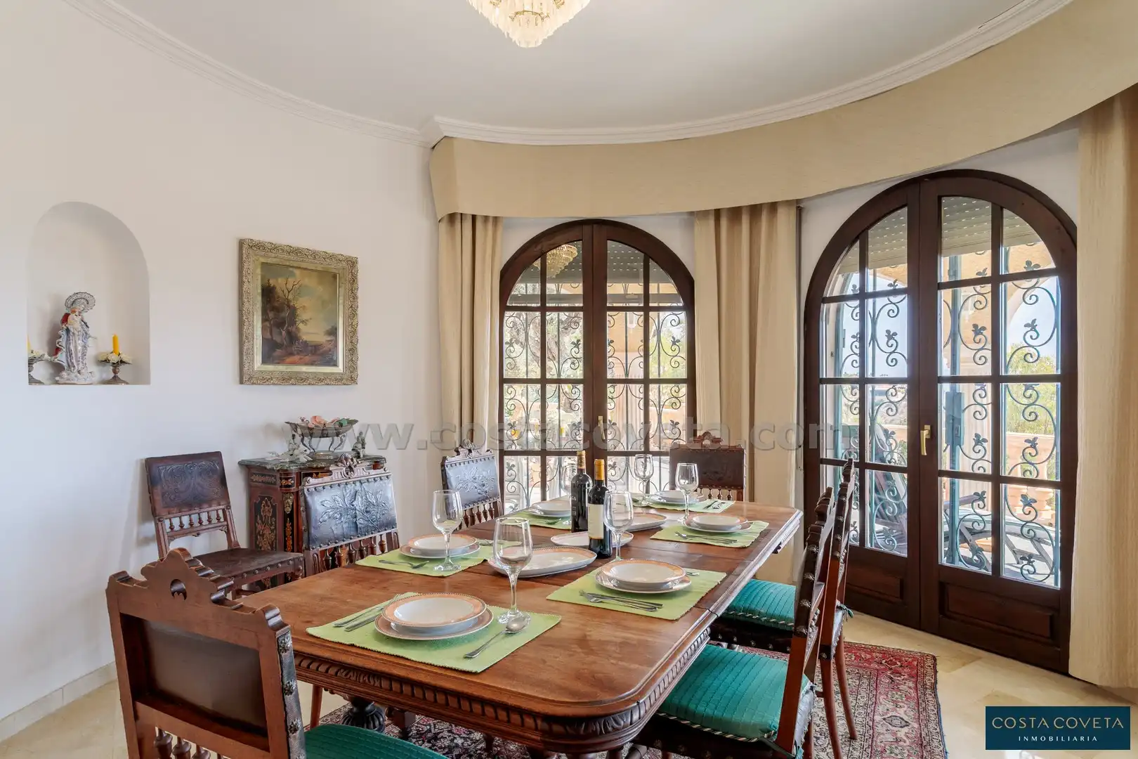 Dining room of Houses for sale in El Campello  with Air Conditioner, Private garden and Terrace