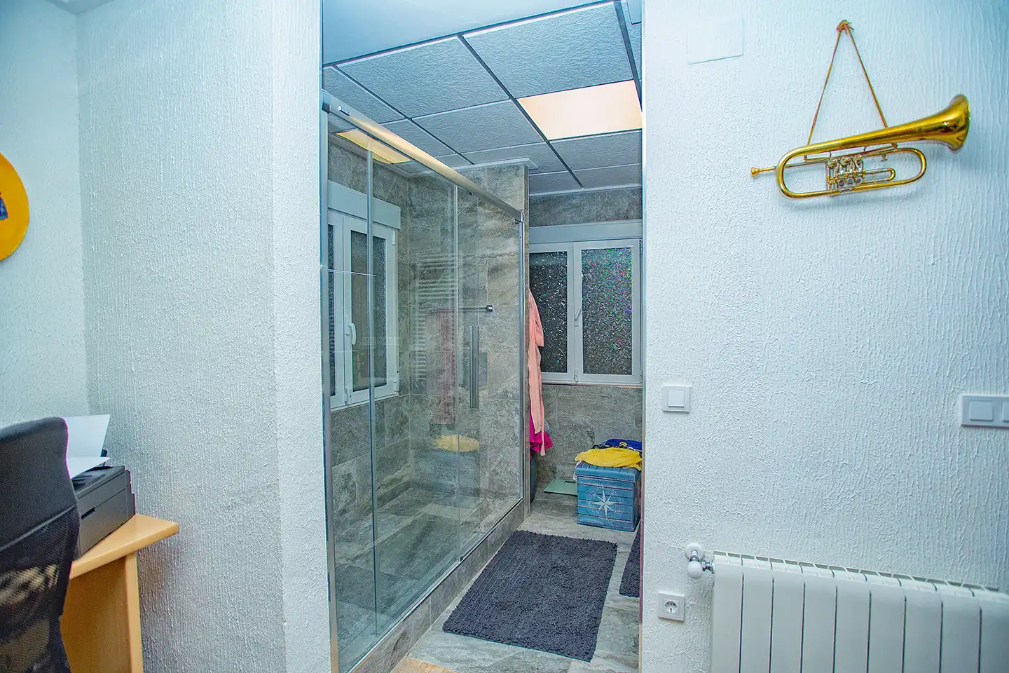 Baño de Finca rústica en venta en Aspe con Aire acondicionado, Calefacción y Jardín privado