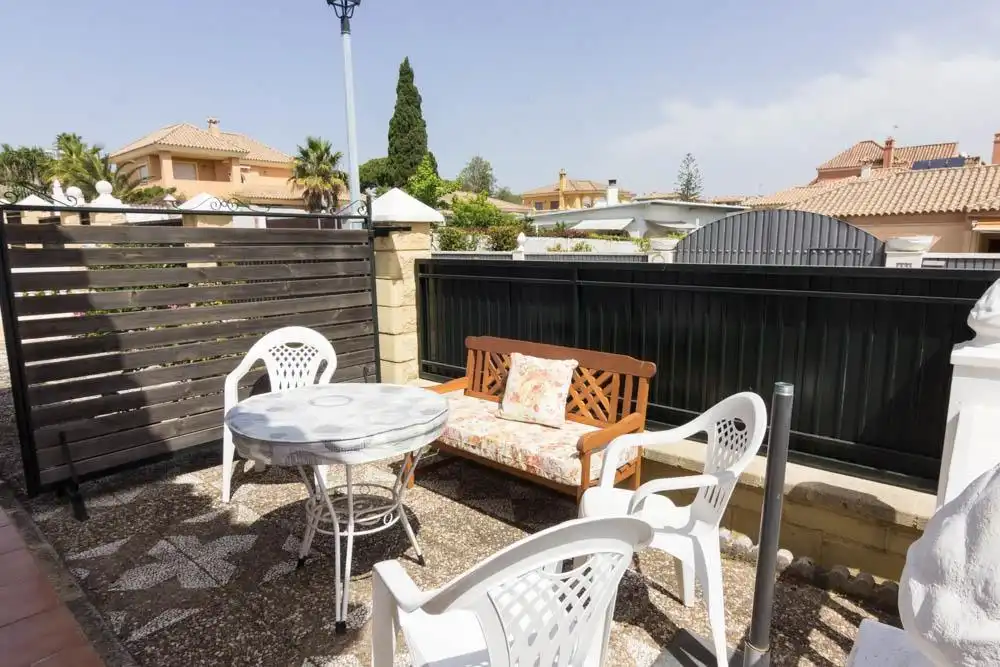 Terrassa de Casa o xalet en venda en El Puerto de Santa María amb Jardí privat i Traster