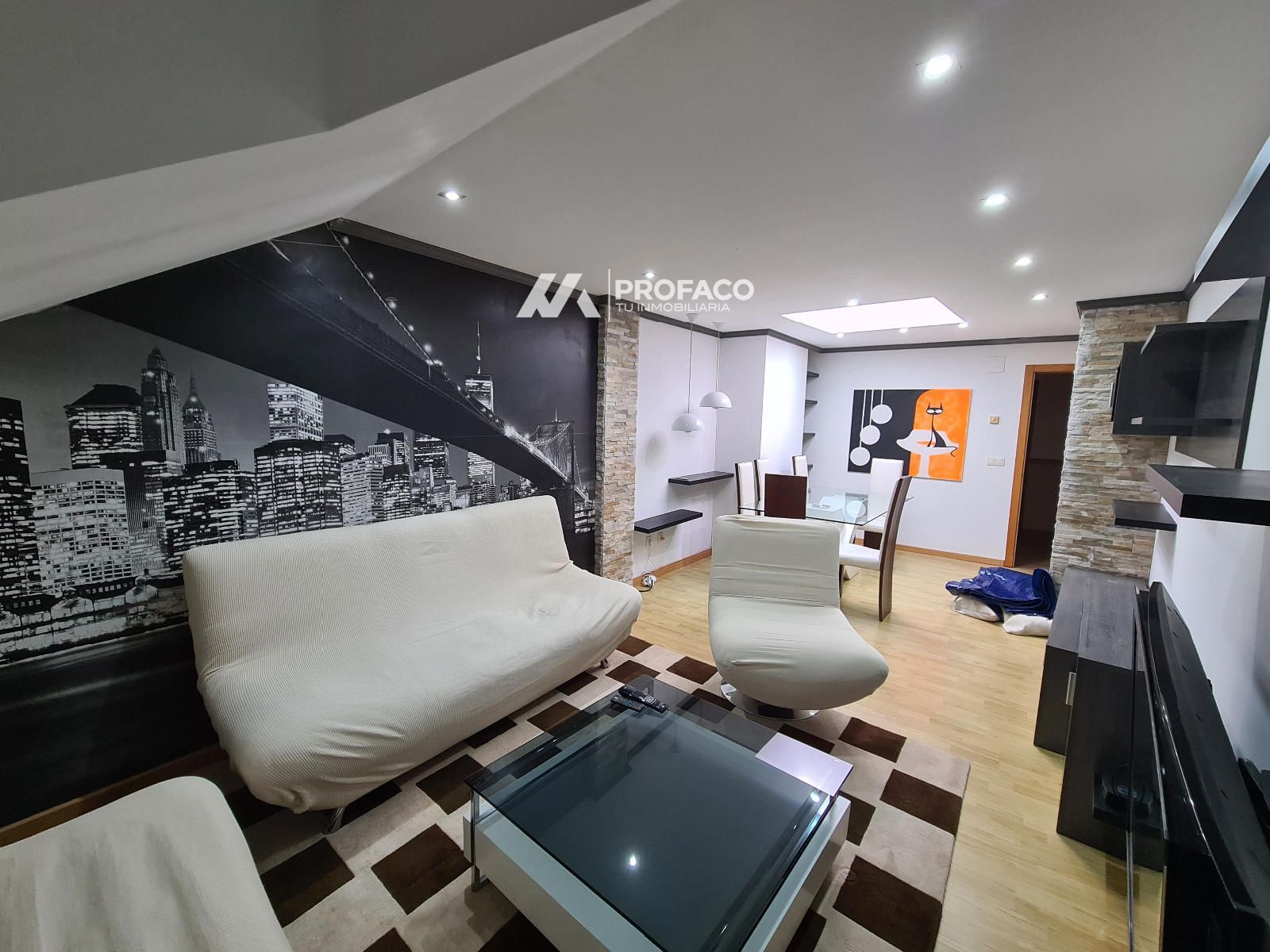 Living room of Attic to rent in O Carballiño    with Heating, Storage room and Furnished