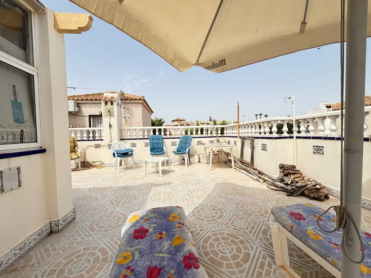 Terrassa de Casa o xalet en venda en Orihuela amb Aire condicionat, Traster i Piscina