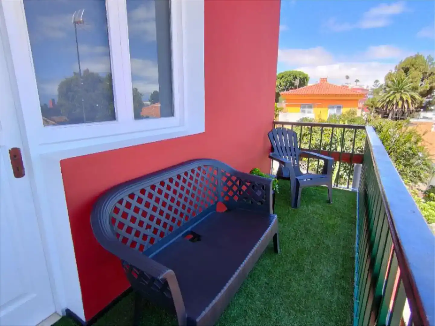 Terrassa de Apartament de lloguer en Las Palmas de Gran Canaria amb Moblat i Balcó