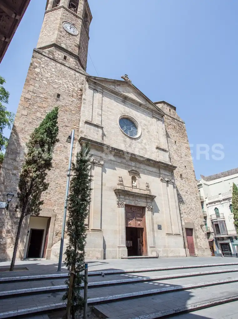 Exterior view of Attic for rent in Barcelona  with Air Conditioner, Heating and Parquet flooring