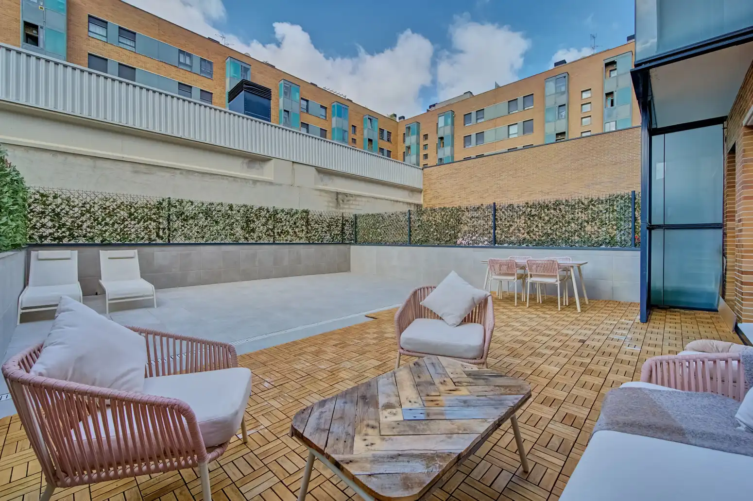 Terrace of Flat for sale in  Pamplona / Iruña  with Heating, Terrace and Storage room