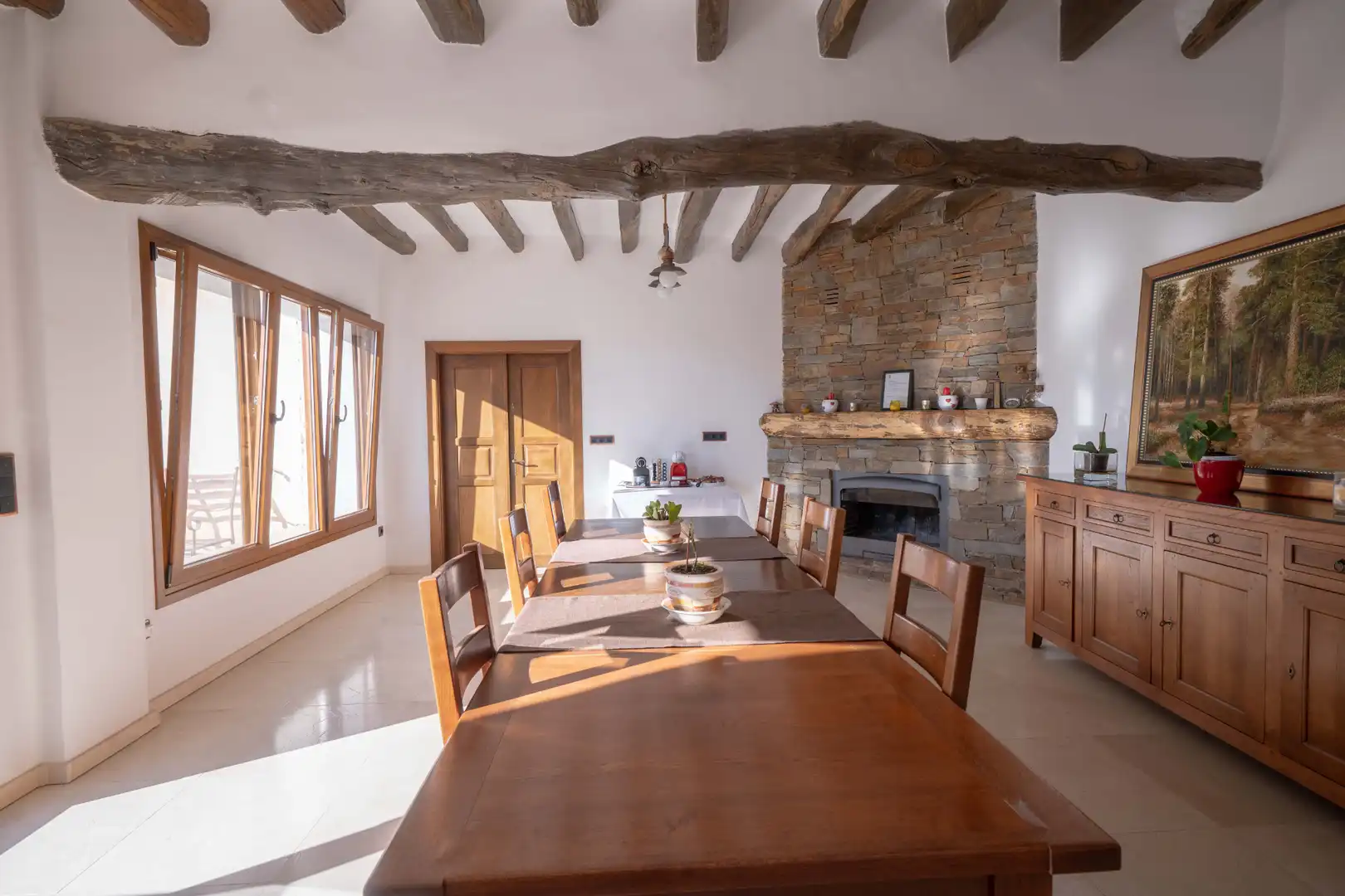 Esszimmer von Country house zum Verkauf in Válor mit Privatgarten, Terrasse und Abstellraum