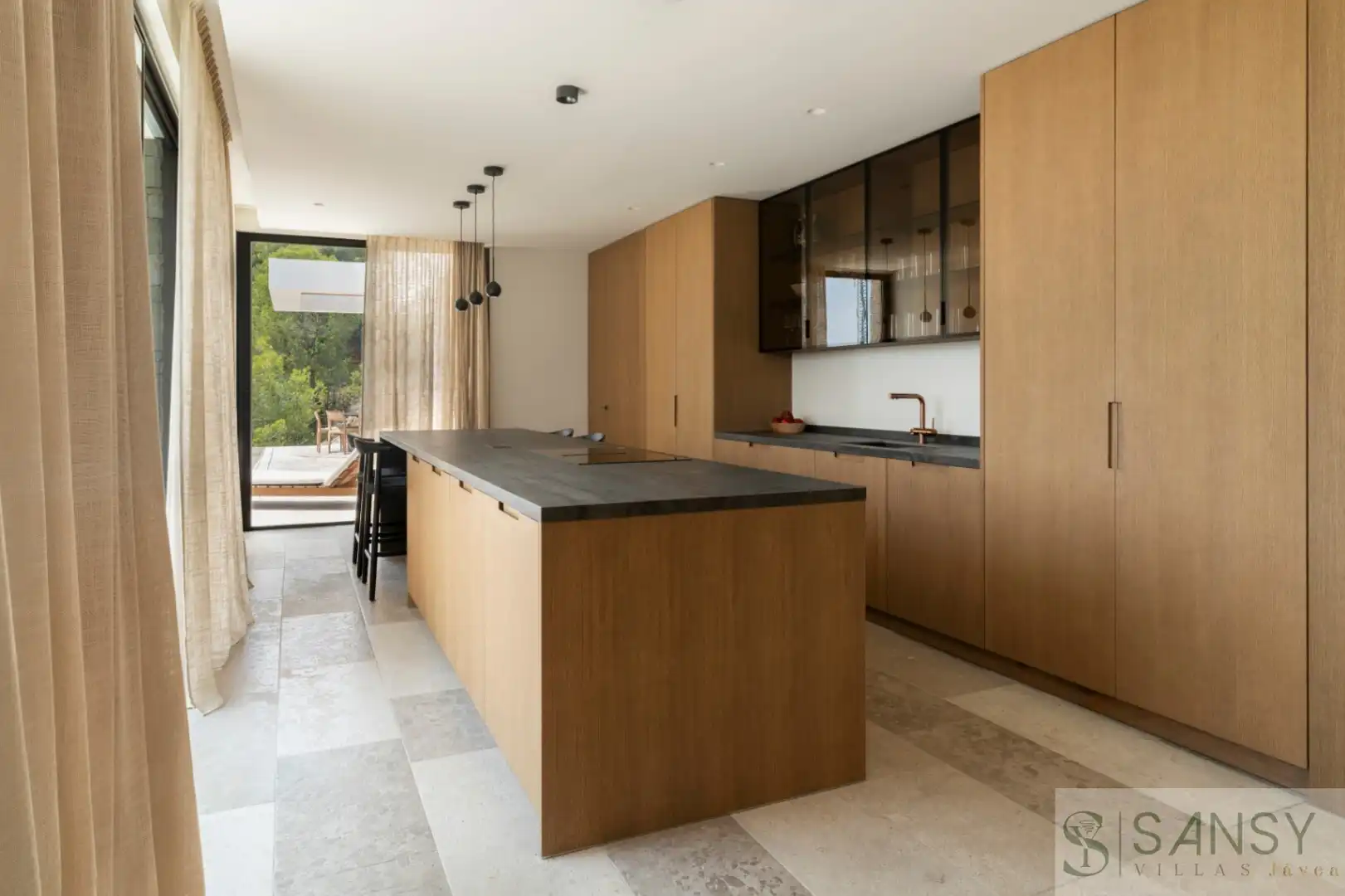 Cuina de Casa o xalet en venda en Jávea / Xàbia amb Aire condicionat, Calefacció i Terrassa