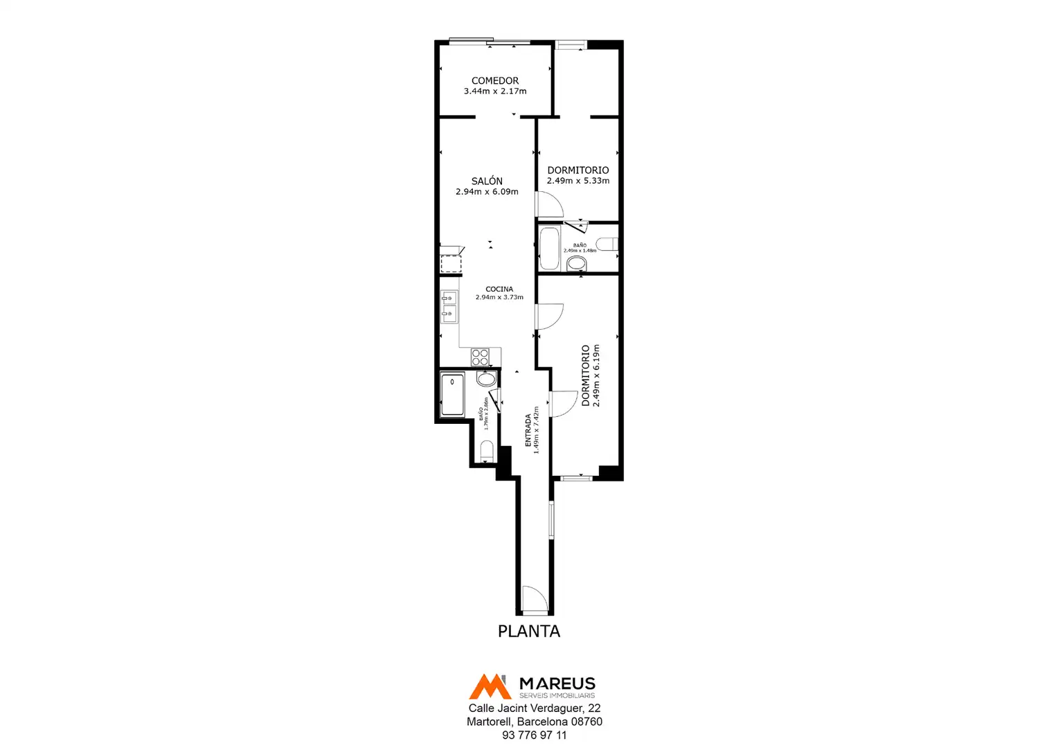Flat for sale in Barcelona