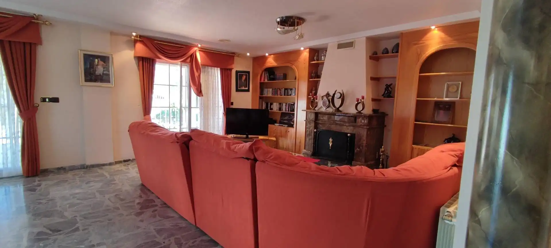 Sala de estar de Casa o chalet en venta en Elche / Elx con Aire acondicionado, Jardín privado y Terraza