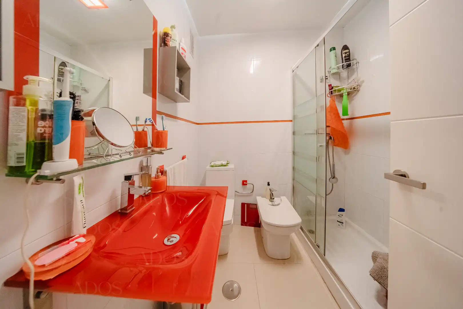 Bathroom of Flat for sale in Roquetas de Mar  with Air Conditioner, Terrace and Community pool