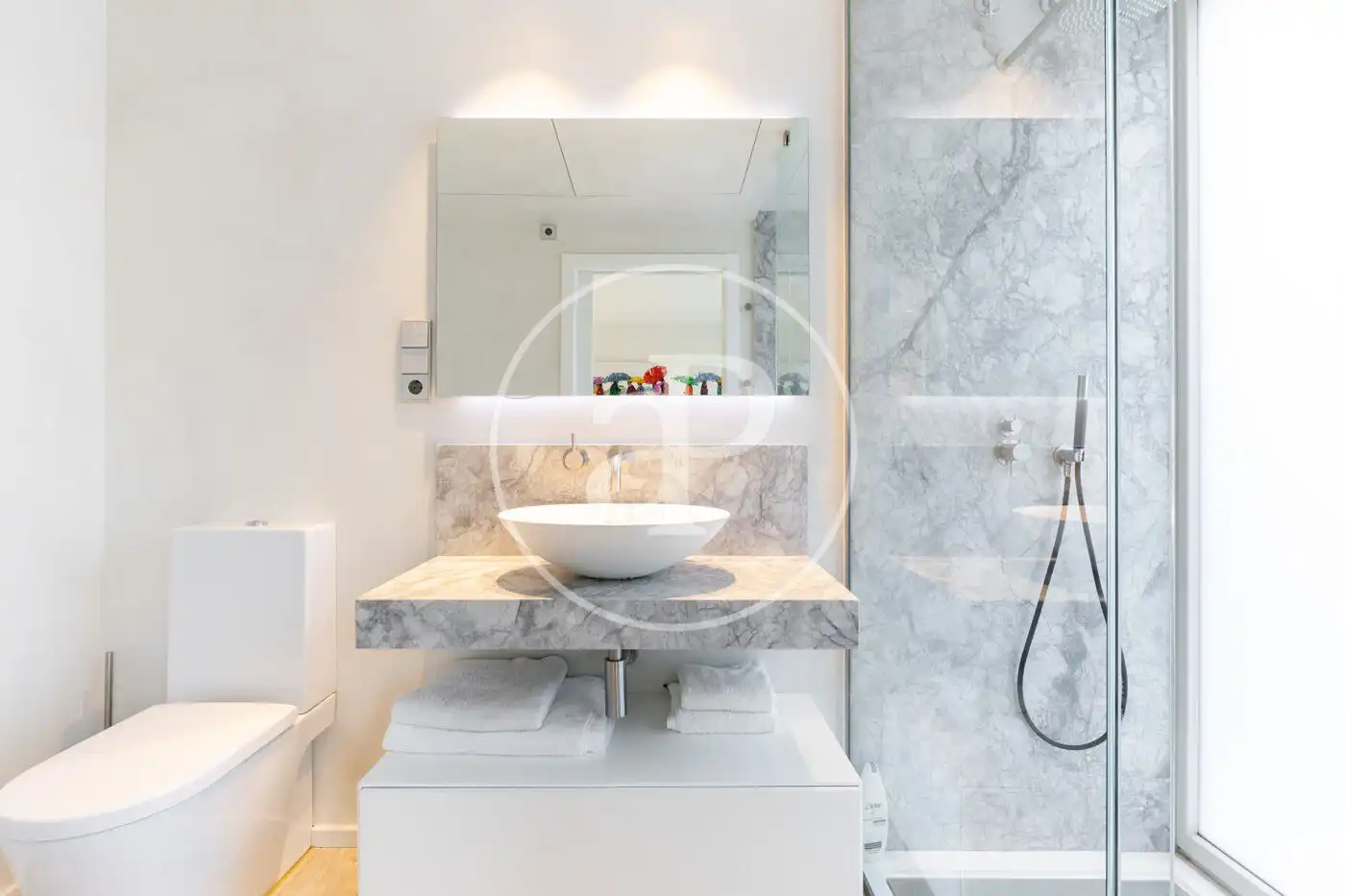 Bathroom of Houses for sale in Sant Cugat del Vallès  with Air Conditioner, Heating and Private garden