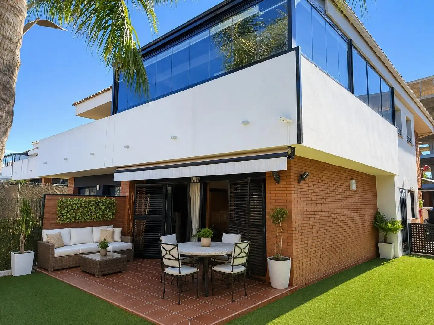 Terraza de Casa adosada en venta en Molina de Segura con Aire acondicionado, Jardín privado y Piscina comunitaria