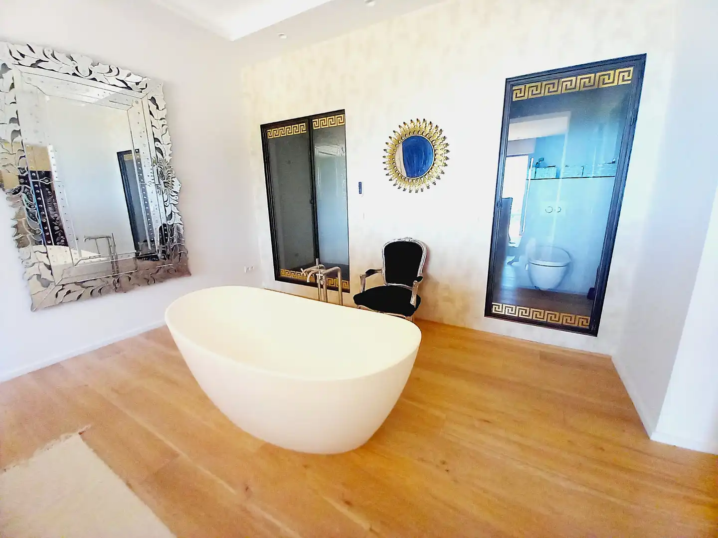 Badezimmer von Haus oder Chalet zum Verkauf in El Castell de Guadalest mit Klimaanlage, Privatgarten und Terrasse