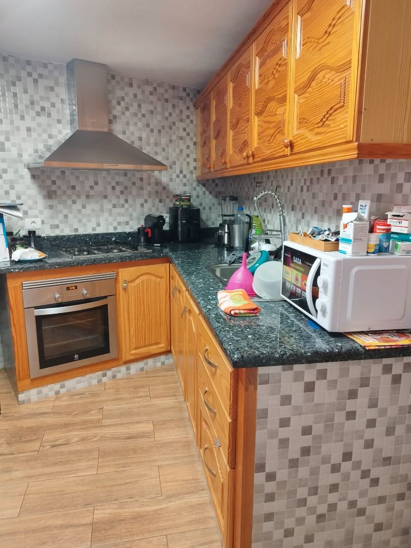 Kitchen of Flat to rent in San Cristóbal de la Laguna  with Terrace, Furnished and Oven