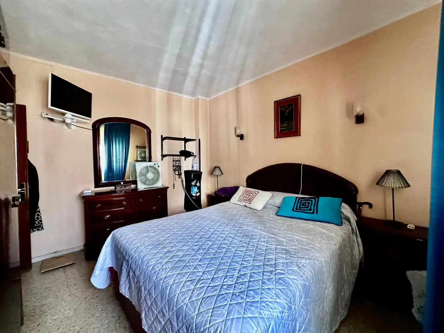 Bedroom of Flat for rent in Torremolinos  with Furnished, Washing machine and Microwave