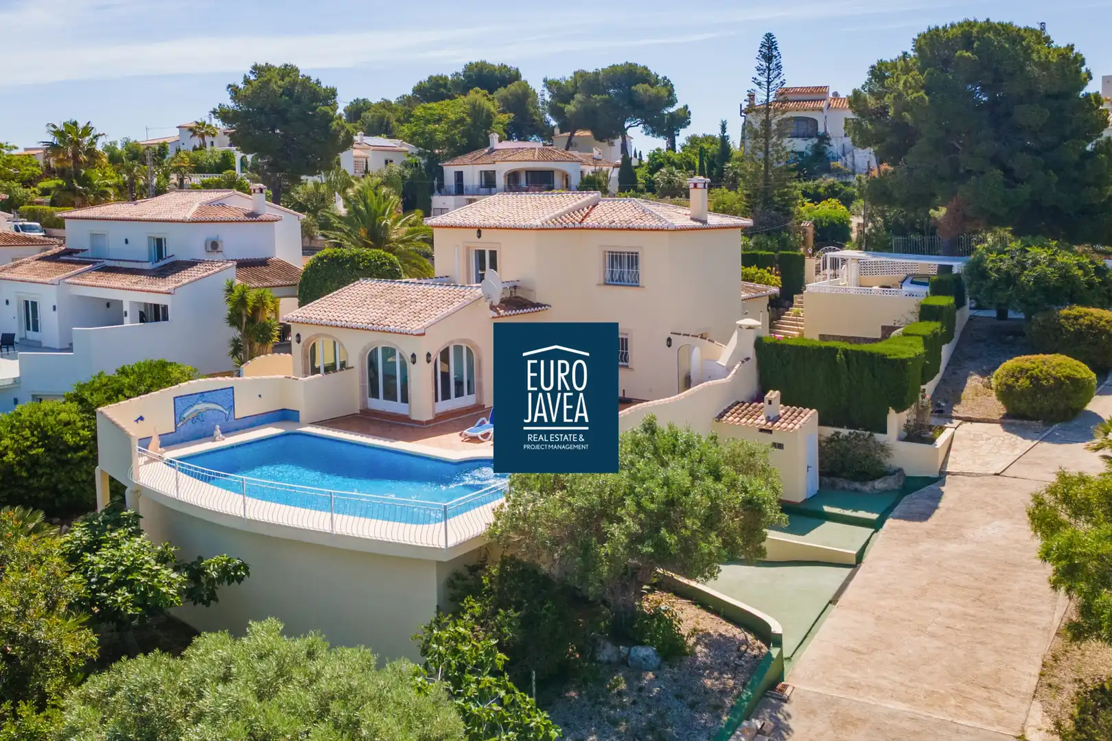 Exterior view of Houses for sale in Jávea / Xàbia  with Air Conditioner, Private garden and Terrace