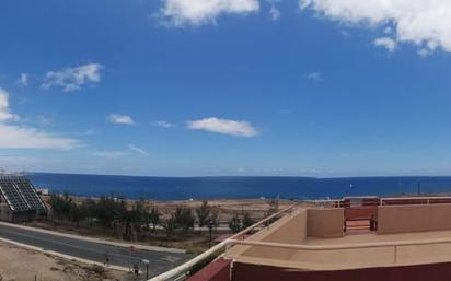 Exterior view of Single-family semi-detached for sale in Puerto del Rosario  with Private garden, Terrace and Furnished